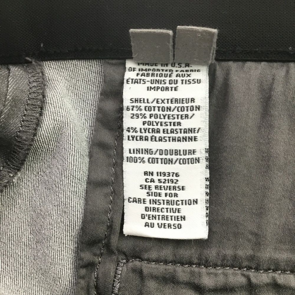 Helmut Lang Womens Pull-On Cropped Slim Jeans sz 31 Stretch Charcoal Grey USA - Picture 6 of 9